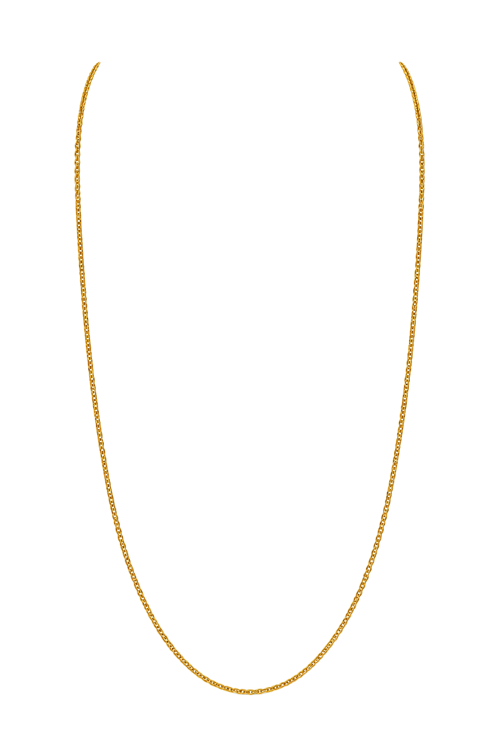 Fine Mariner Chain Necklace - Yellow Gold