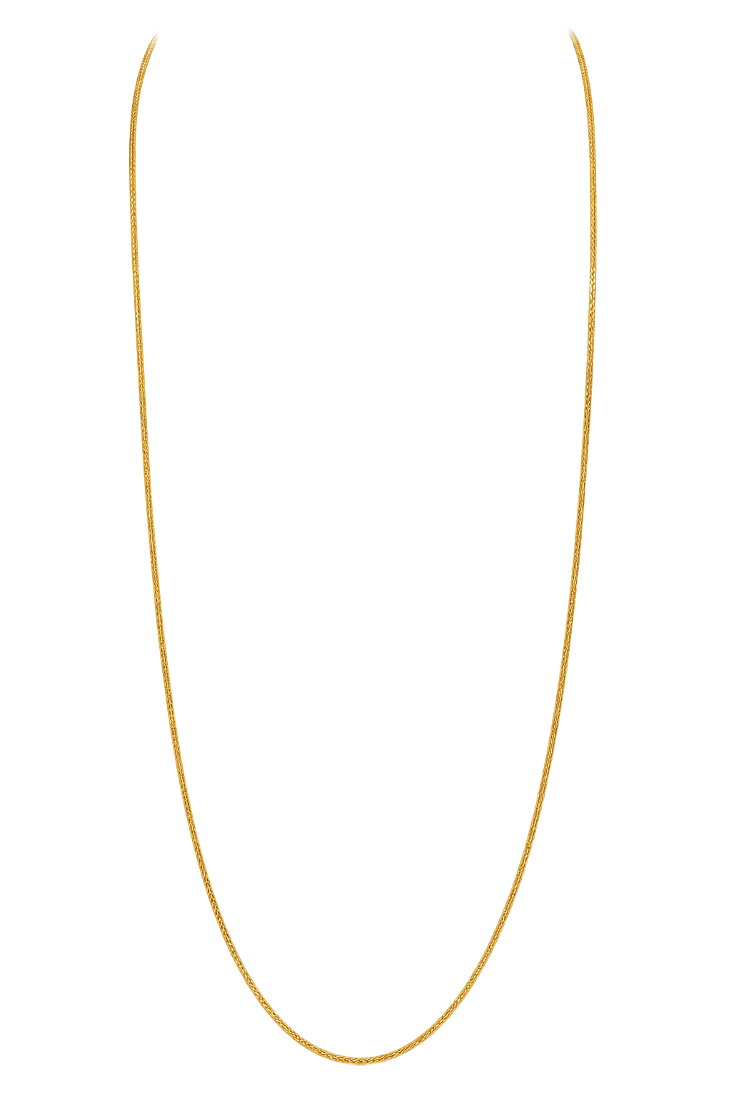 Fine Spiga Chain Necklace - Yellow Gold