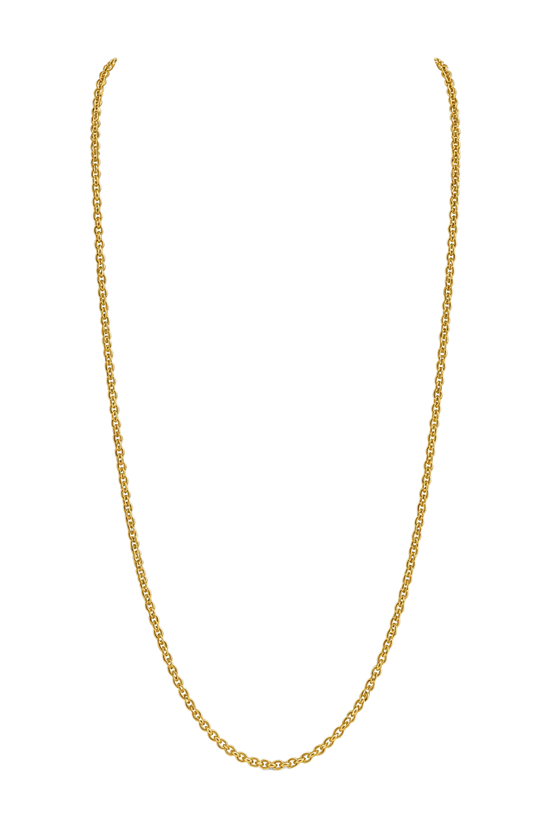 Fine Cable Chain Necklace - Yellow Gold