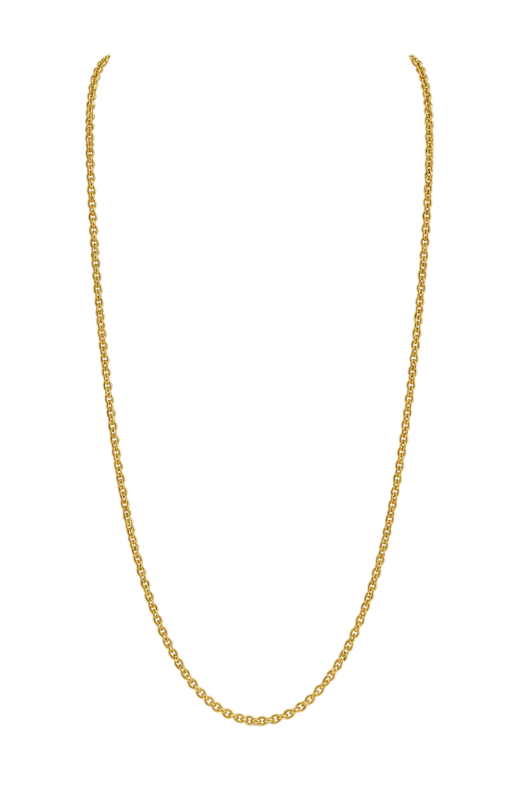 Fine Cable Chain Necklace - Yellow Gold