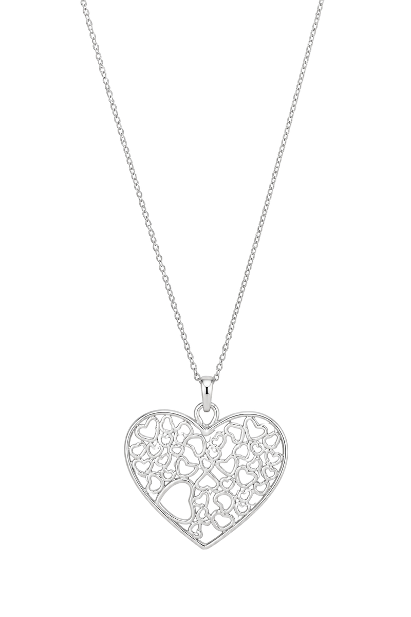 Heart-of-Hearts Pendant - White Gold