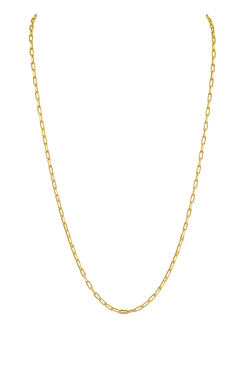 Fine Yellow Gold Paperclip Chain