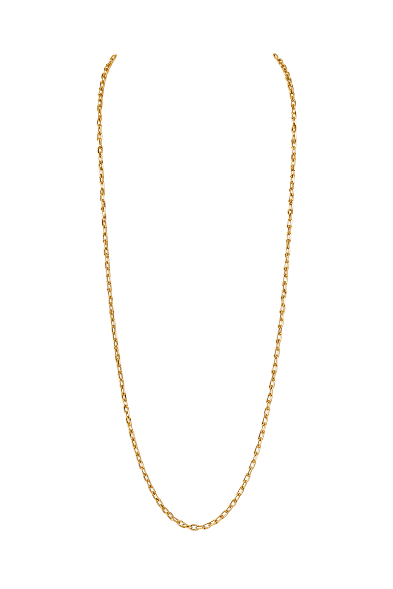 Fine Cable Chain Necklace - Yellow Gold