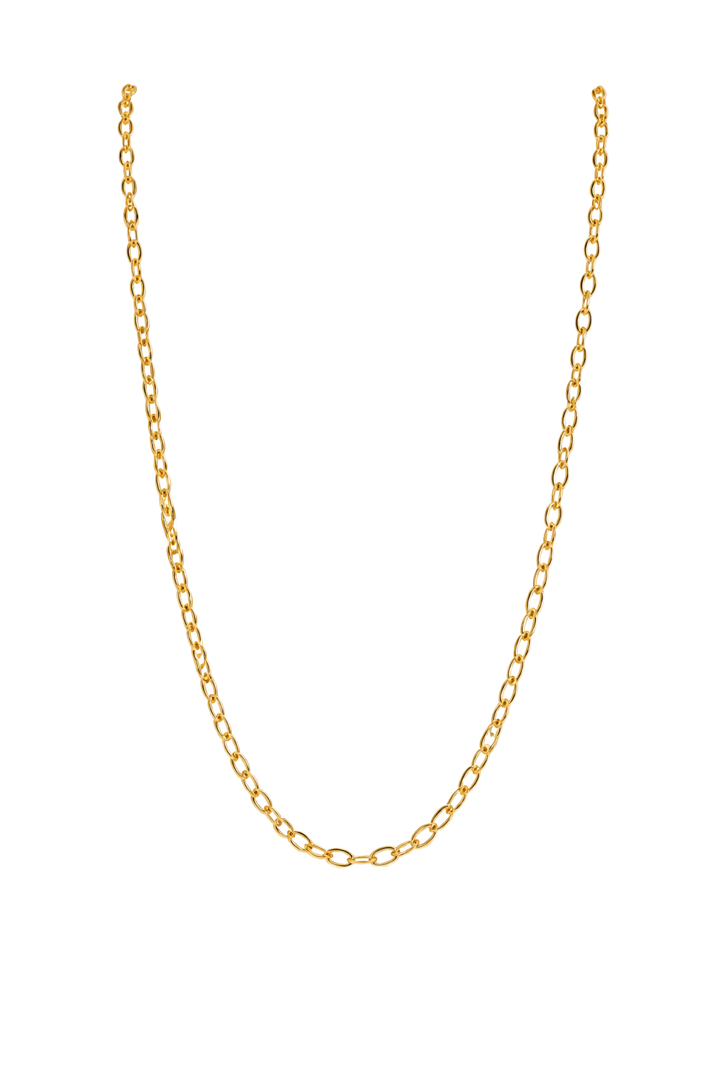 Fine Cable Chain Necklace - Yellow Gold