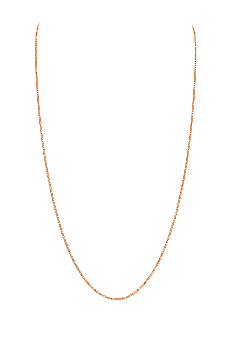 Fine Spiga Chain Necklace - Yellow Gold