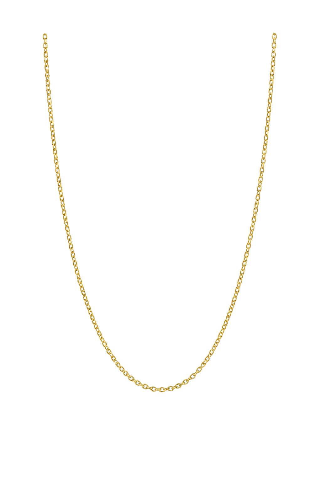 Fine Cable Chain Necklace - Yellow Gold
