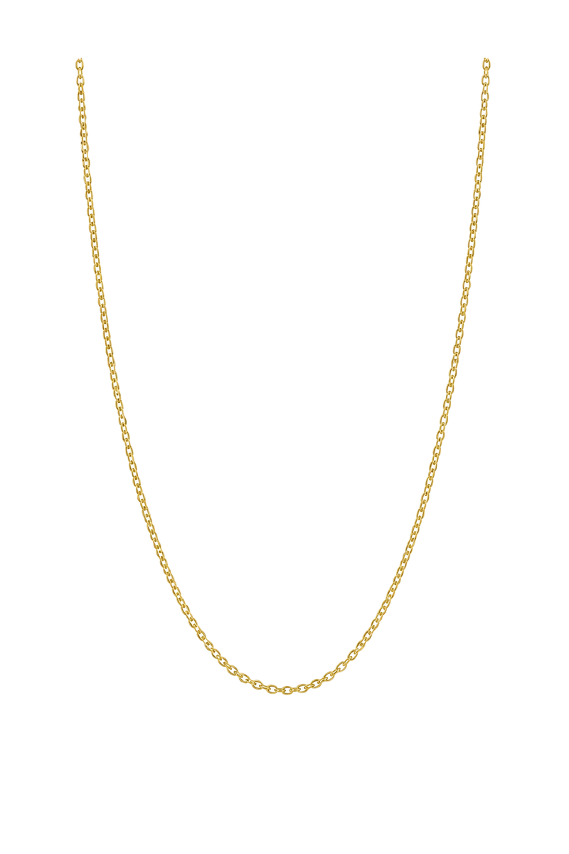 Fine Cable Chain Necklace - Yellow Gold