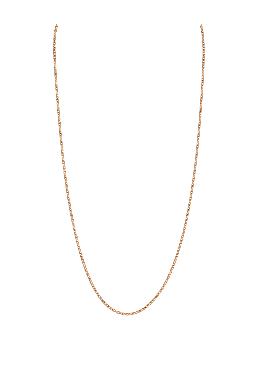 Fine Cable Chain Necklace - Rose Gold