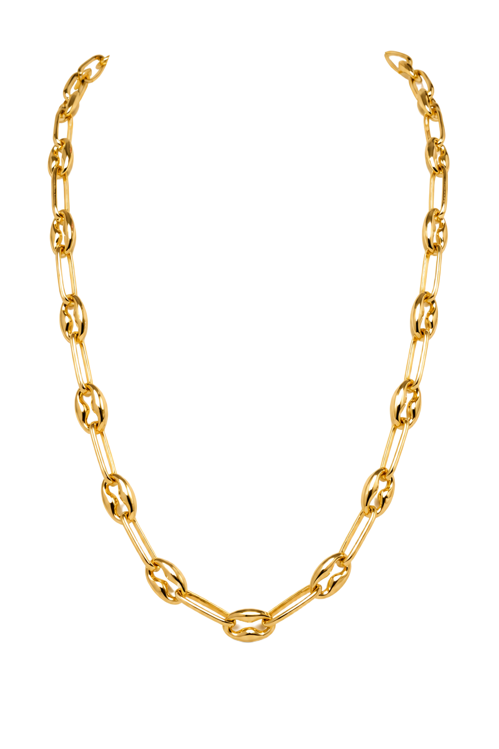 Mariner Link Chain Necklace - Yellow Gold
