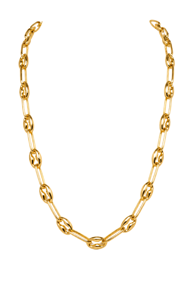 Mariner Link Chain Necklace - Yellow Gold
