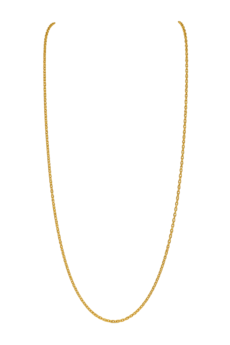 Fine Cable Chain Necklace - Yellow Gold