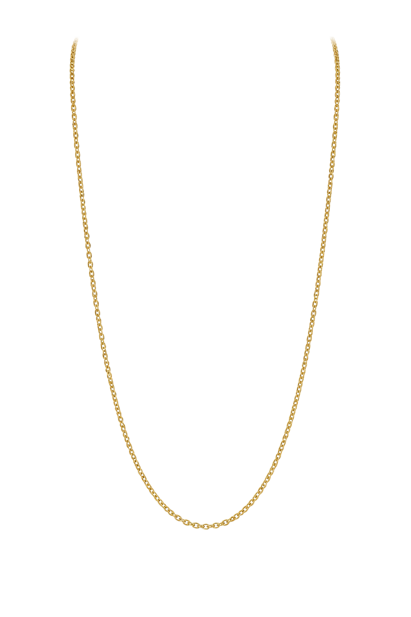 Fine Cable Chain Necklace - Yellow Gold