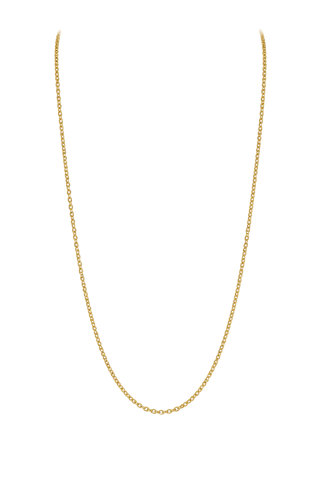 Fine Cable Chain Necklace - Yellow Gold