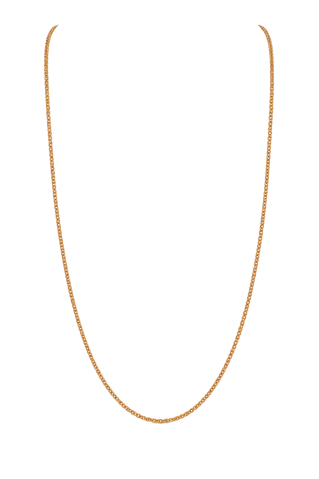 Fine Cable Chain Necklace - Rose Gold