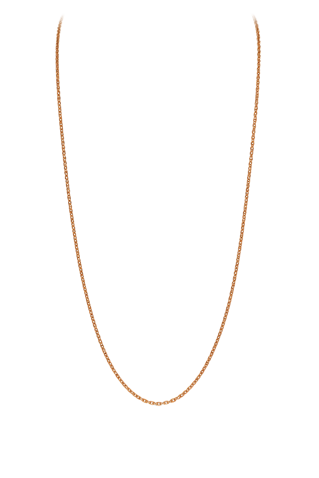 Fine Cable Chain Necklace - Rose Gold