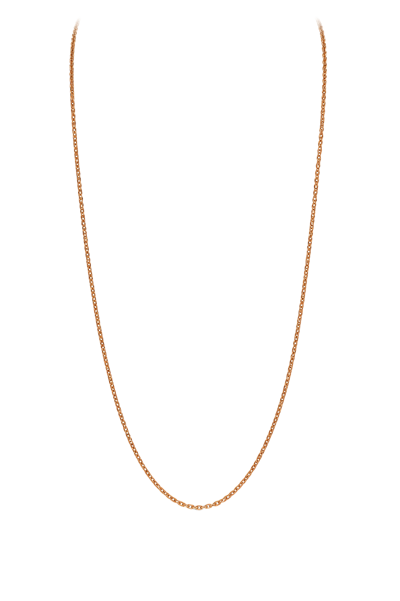Fine Cable Chain Necklace - Rose Gold